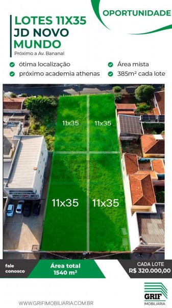 Terreno - Jardim Novo Mundo - Ribeirão Preto
